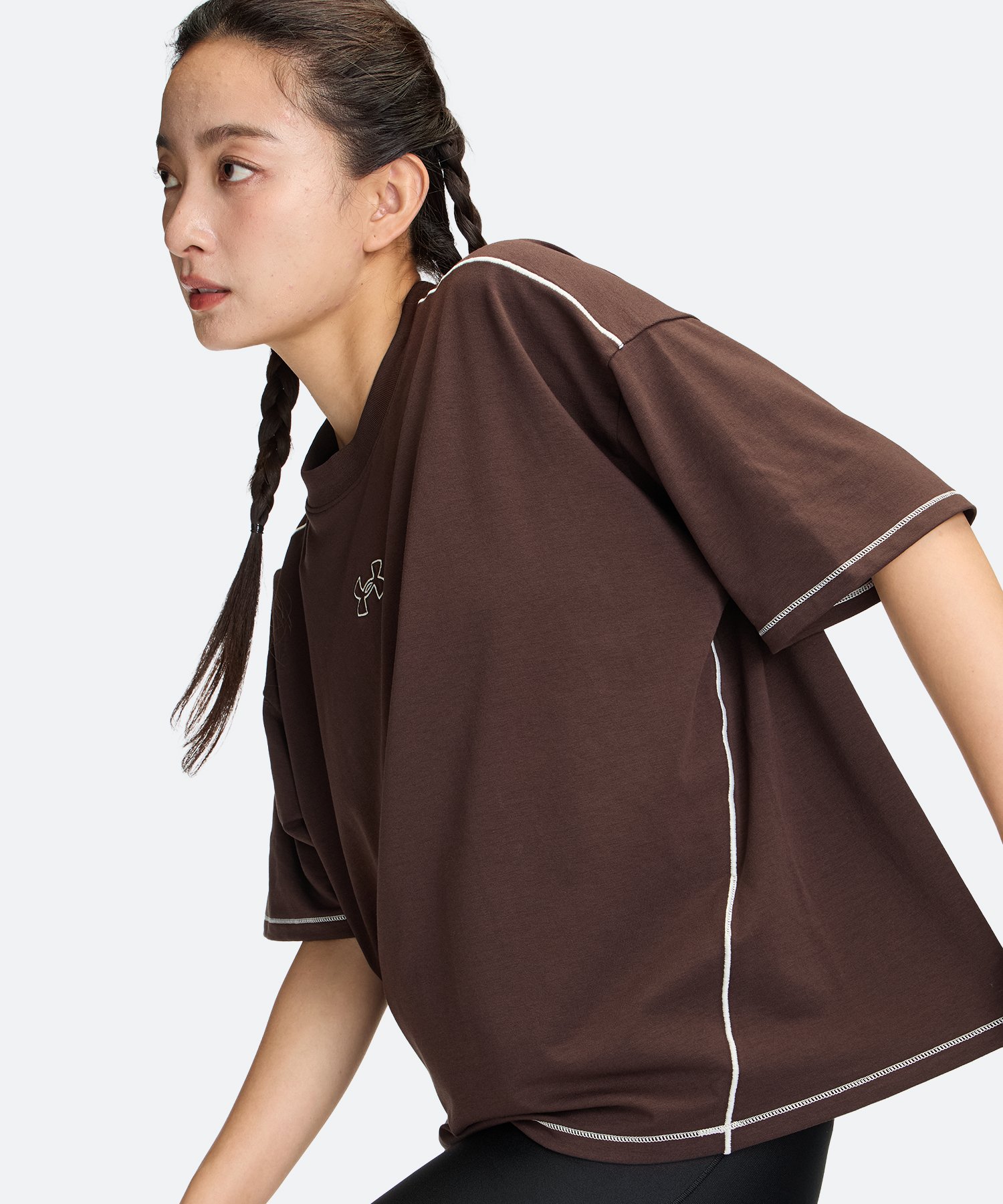 UA�p�t�H�[�}���X�R�b�g�� �V���[�g�X���[�u T�V���c�i�g���[�j���O/WOMEN�j