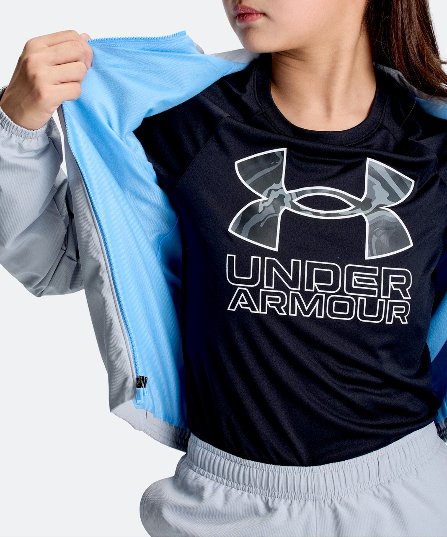 UA�g���R�b�g �v�����g �E�[�u�� �t���W�b�v �W���P�b�g�i�g���[�j���O/BOYS�j