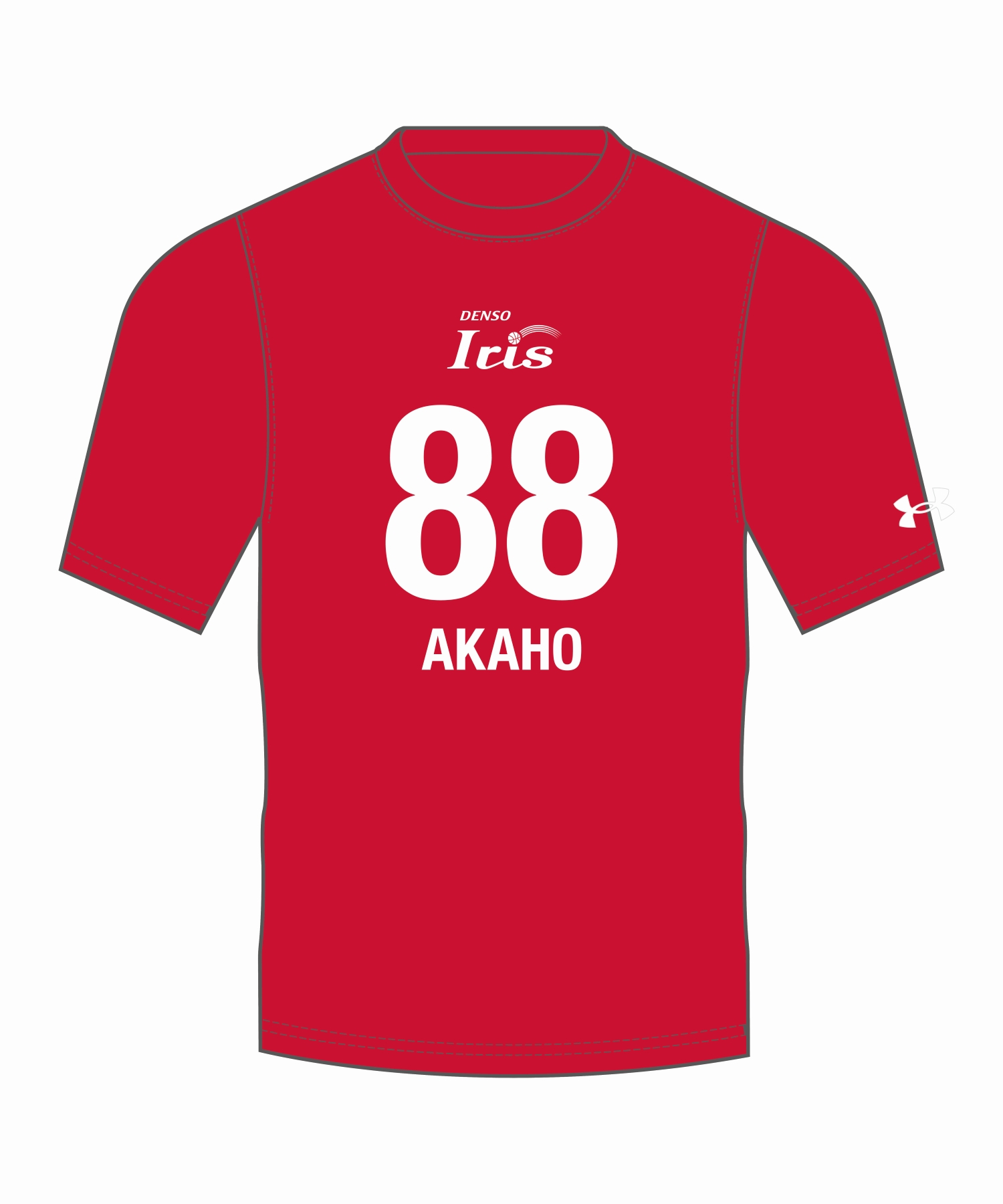UA�f���\�[�A�C���X �i���o�[T�V���c �yNo.88�z�i�o�X�P�b�g�{�[��/UNISEX�j