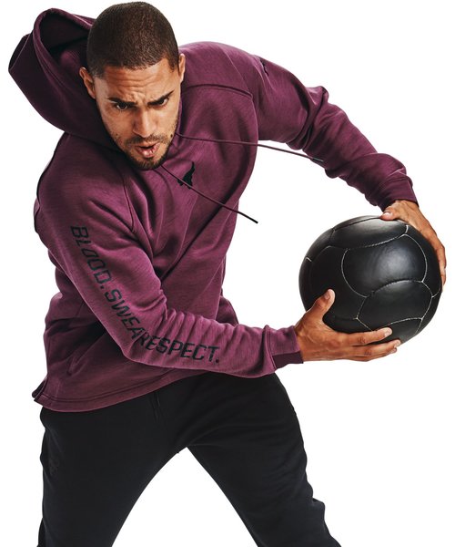 UNDER ARMOUR - UA プロジェクトロック チャージドコットン フリース フーディー LG アンダーアーマー公式】 UAプロジェクトロック チャージド