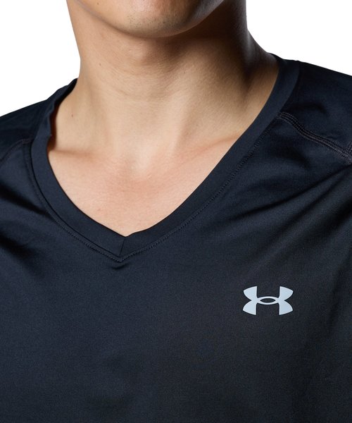 UAヒートギア フィッティド ロングスリーブ Vネックシャツ(ゴルフ/MEN)