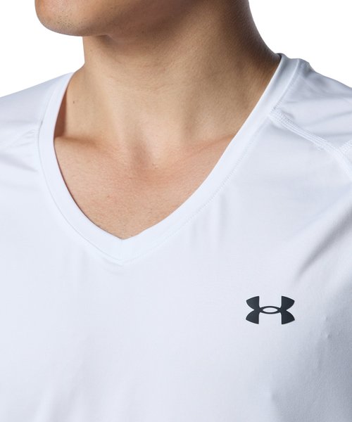 UAヒートギア フィッティド ロングスリーブ Vネックシャツ(ゴルフ/MEN)