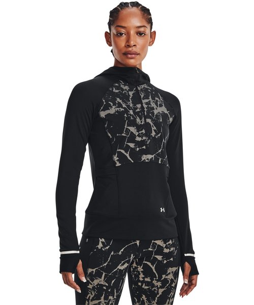 UAアウトランザコールド 1/2ジップ フーディー（ランニング/WOMEN）