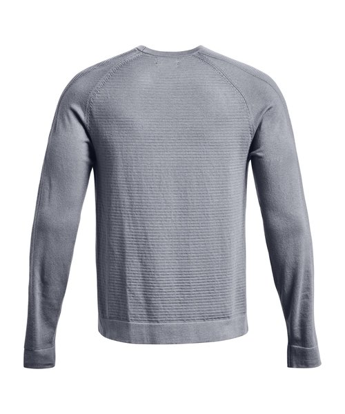 アンダーアーマー UNDER ARMOUR メンズ ゴルフ 長袖セーター UA Intelliknit Crewneck 1373684 ネイビー  2022公式店舗