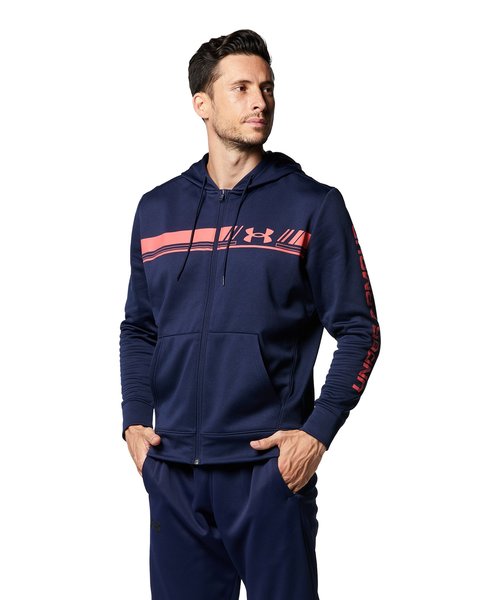 海外限定【UA×メンズプロジェクト】フリースパーカーフルジップ フリース パーカー関連商品|アンダーアーマー|公式通販