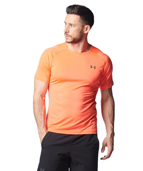 UAラッシュ ショートスリーブTシャツ <エンボス>(トレーニング/MEN)
