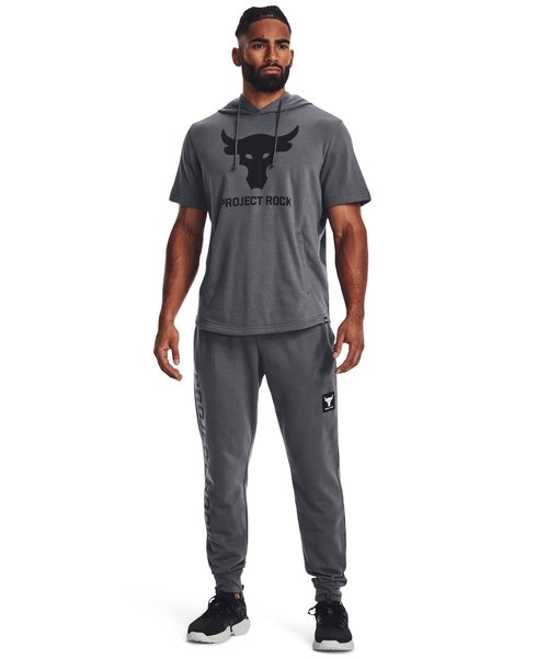 アンダーアーマー×ザ・ロック project rock UNDER ARMOUR フーディー フード ブル テリー パーカー トレーニング メンズ アンダーアーマー公式】 UAプロジェクトロック テリー ショート