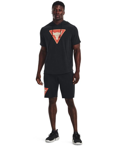 UAプロジェクトロック テリー ショートスリーブ フーディー(トレーニング/MEN)