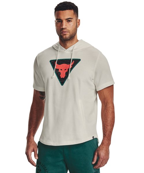 UAプロジェクトロック テリー ショートスリーブ フーディー(トレーニング/MEN)