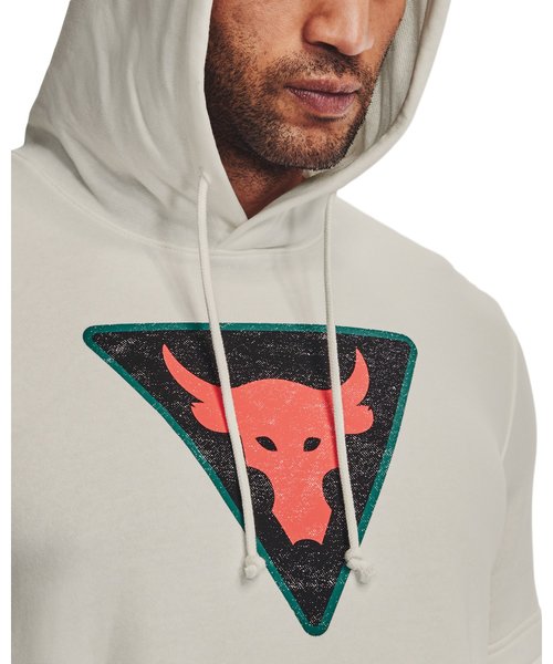 UAプロジェクトロック テリー ショートスリーブ フーディー(トレーニング/MEN)