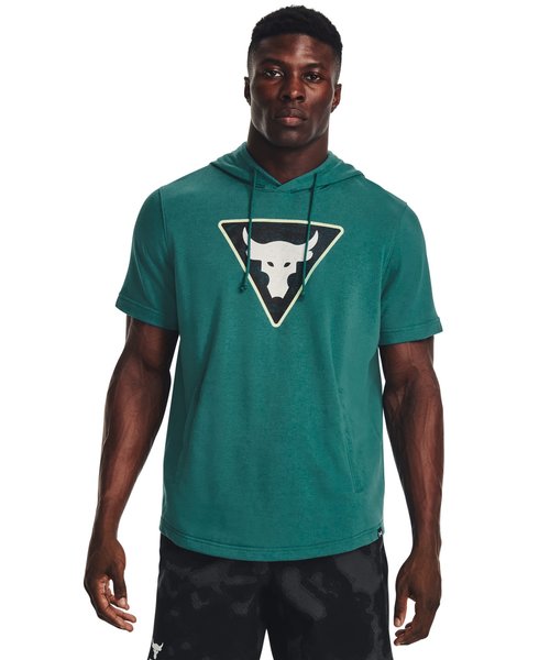 UAプロジェクトロック テリー ショートスリーブ フーディー(トレーニング/MEN)