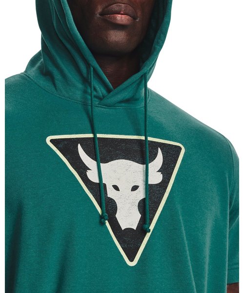 UAプロジェクトロック テリー ショートスリーブ フーディー(トレーニング/MEN)