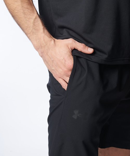 UAフレッシュウーブン パンツ [1378373-002 Black×After Burn