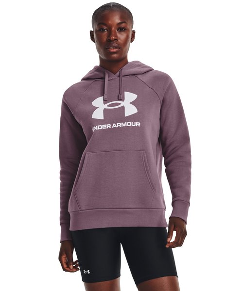 【30％OFF】公式 アンダーアーマー UNDER ARMOUR UA UAライバルフリース ビッグロゴ プルオーバー フーディー(ライフスタイル／WOMEN) 1379501 アンダーアーマー公式】 UAライバルフリース ビッグロゴ プル