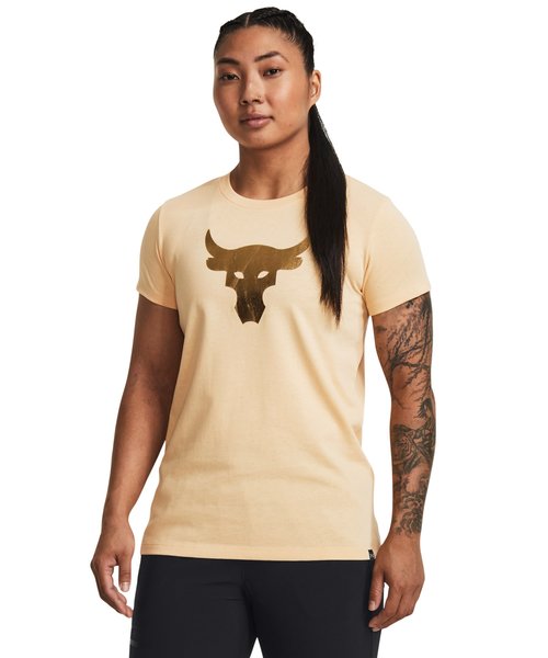 UAプロジェクトロック アリーナ コア ヘビーウェイト ショートスリーブTシャツ(トレーニング/WOMEN)