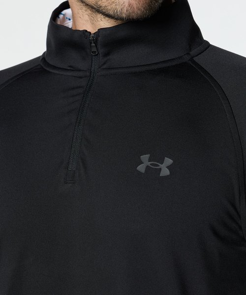 アンダーアーマー公式】 UAプレーオフ テキスト 1/4ジップ