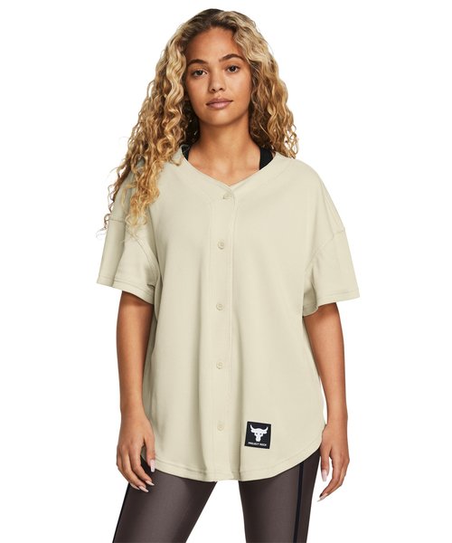 UAプロジェクトロック オーバーサイズド Tシャツ(トレーニング/WOMEN)