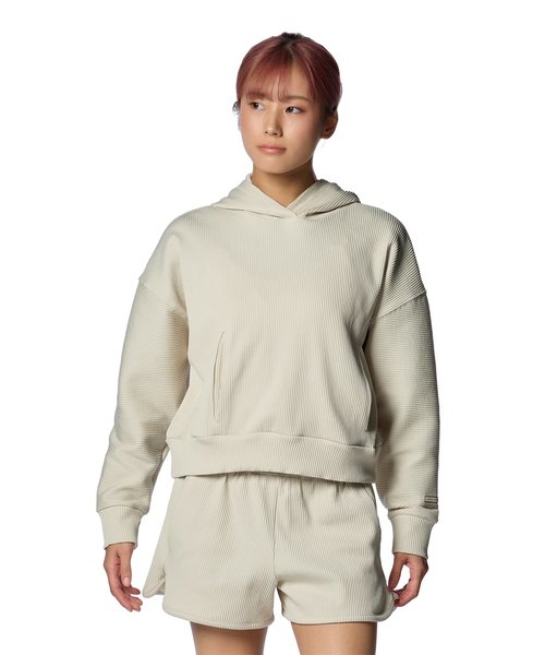 UAジャーニーリブ オーバーサイズド フーディー(トレーニング/WOMEN)