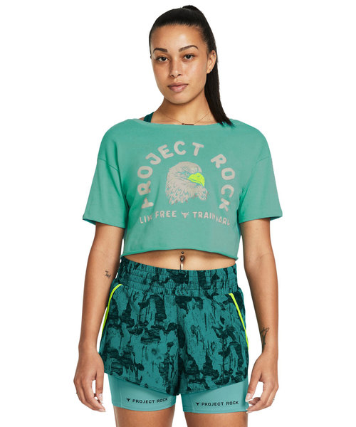 UAプロジェクトロック グラフィック Tシャツ(トレーニング/WOMEN)
