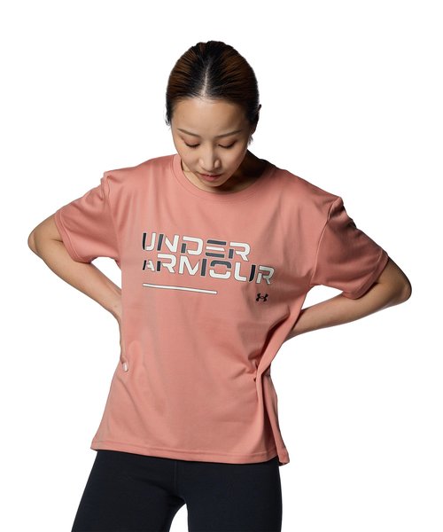 [アンダーアーマー] トレーニングTシャツ UAテック クロップ ショートスリーブTシャツ レディース