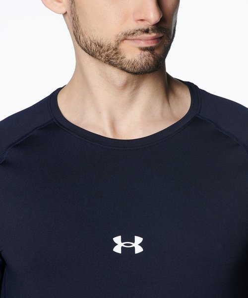 UAヒートギア コンフォート フィッティド ロングスリーブ クルーネック シャツ(ベースボール/MEN)