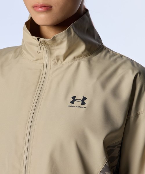 UA���b�V�� ���C�i�[ �E�[�u�� �v�����g �W���P�b�g�i�g���[�j���O/WOMEN�j