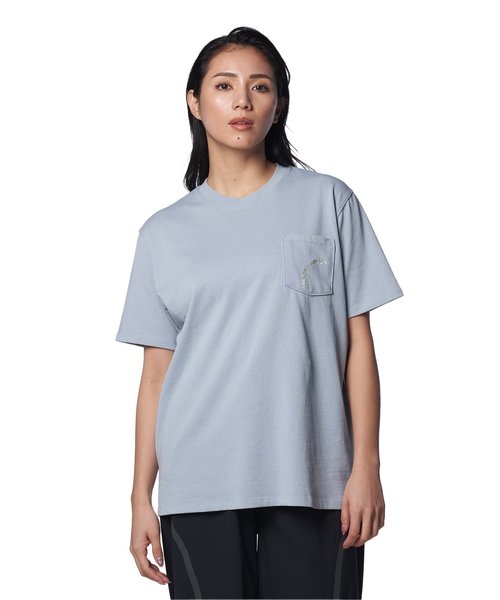 UA�w�r�[�E�F�C�g �I�[�o�[�T�C�Y �|�P�b�g �V���[�g�X���[�uT�V���c�i�g���[�j���O/WOMEN�j