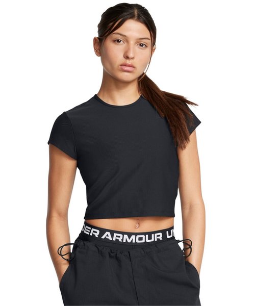 UAメリディアン リブ ベビー Tシャツ(トレーニング/WOMEN)