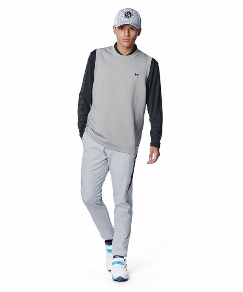 UNDER ARMOUR/アンダーアーマー ゴルフセーター【ブラック/L】新品！ アンダーアーマー（UNDER ARMOUR）（メンズ）ゴルフウェア 吸汗