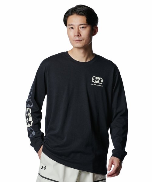 UAヘビーウエイト スタムプト ロングスリーブ Tシャツ(トレーニング/MEN)