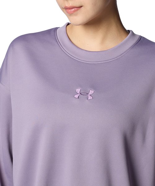 UAアーマーフリース チュニック クルー(トレーニング/WOMEN)