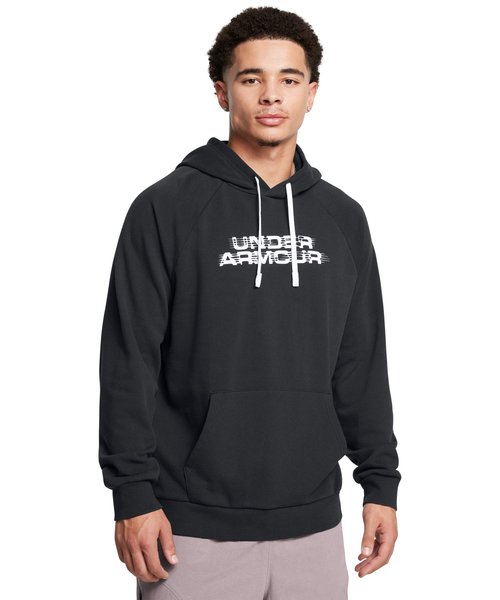 ★UNDER ARMOUR★UAライバルテクスチャードグリッチパーカー アンダーアーマー公式】 UAライバルフリース グリッチ