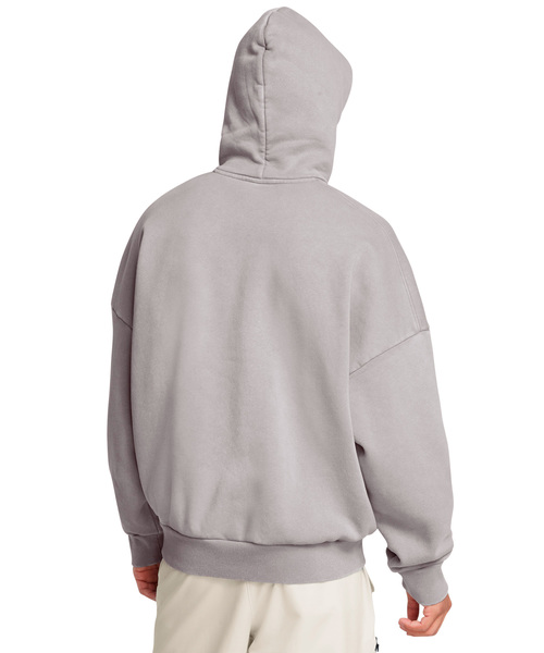 UAアイコン ヘビーウェイト フリース ウォッシュ オーバーサイズ フーディー(ライフスタイル/MEN)