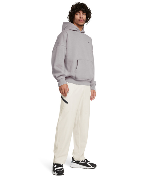 UAアイコン ヘビーウェイト フリース ウォッシュ オーバーサイズ フーディー(ライフスタイル/MEN)