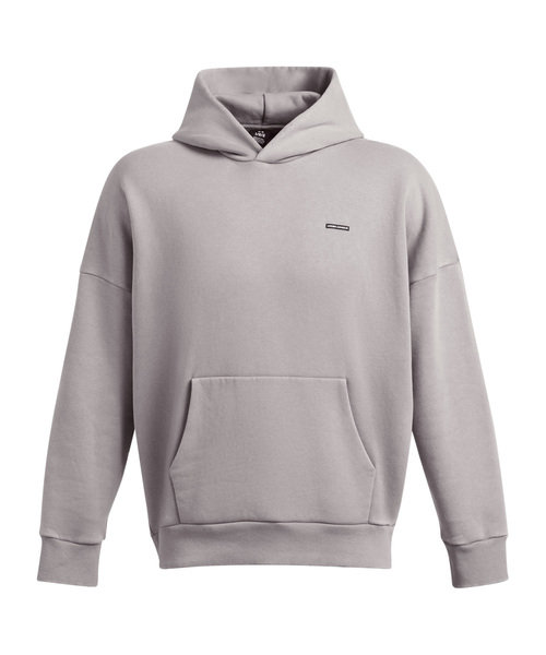 UAアイコン ヘビーウェイト フリース ウォッシュ オーバーサイズ フーディー(ライフスタイル/MEN)