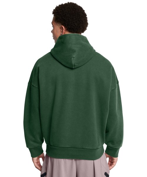 UAアイコン ヘビーウェイト フリース ウォッシュ オーバーサイズ フーディー(ライフスタイル/MEN)