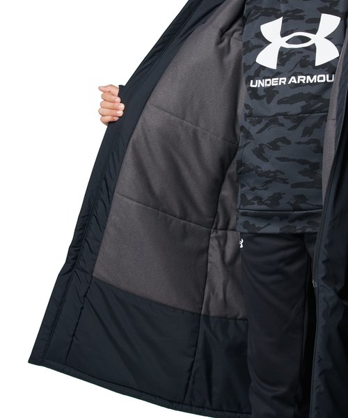 ラタタ 美品 UNDER ARMOUR ベンチコート 140cm YMD アンダーアーマー公式】 UAインサレーテッド ロングコート