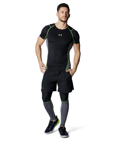 UAヒートギアアーマー コンプレッション ノベルティ ショートスリーブ シャツ(トレーニング/MEN)