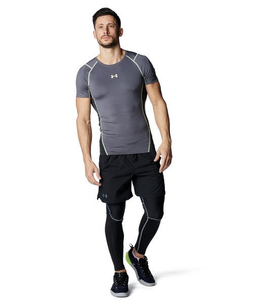 UAヒートギアアーマー コンプレッション ノベルティ ショートスリーブ シャツ(トレーニング/MEN)