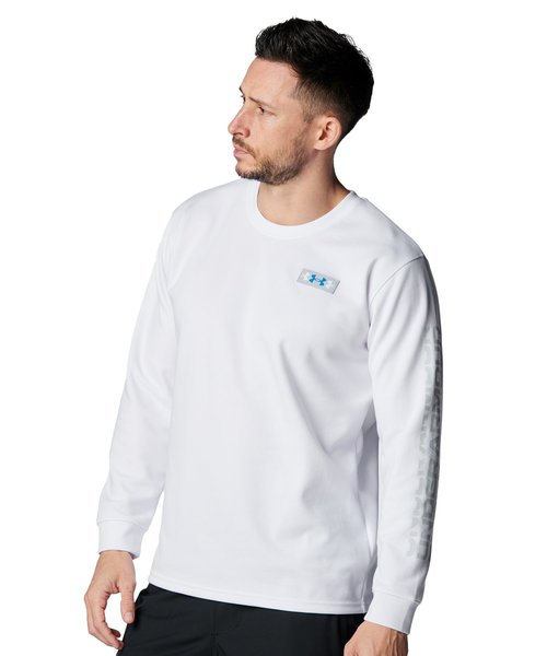 UAヘビーウエイト アンプリファイ ノベルティ ロゴ ロングスリーブ Tシャツ(ライフスタイル/MEN)