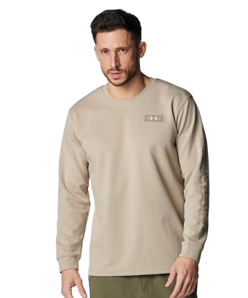 UAヘビーウエイト アンプリファイ ノベルティ ロゴ ロングスリーブ Tシャツ(ライフスタイル/MEN)