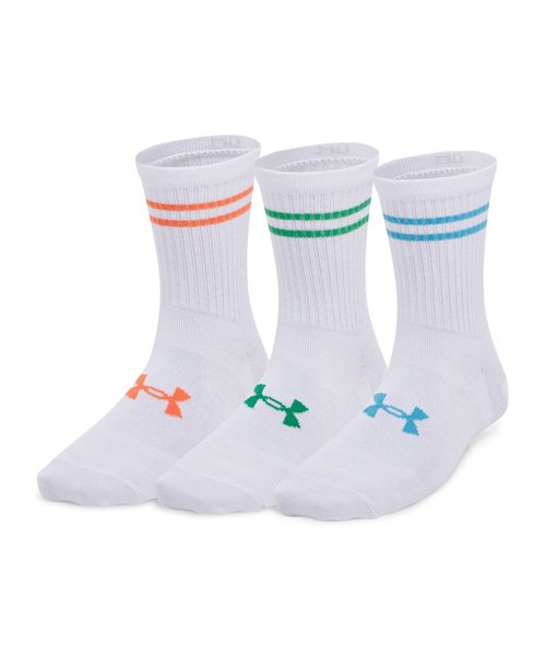 UAエッセンシャル ノベルティ クルー ソックス (3足セット)(トレーニング/WOMEN)