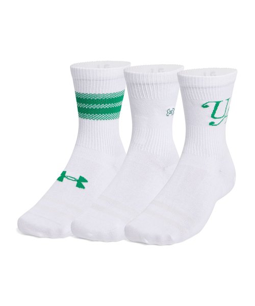 Under Armour ストライプソックス 白/青/黄 アンダーアーマー公式】 カリー アーマードライ プレーメーカー
