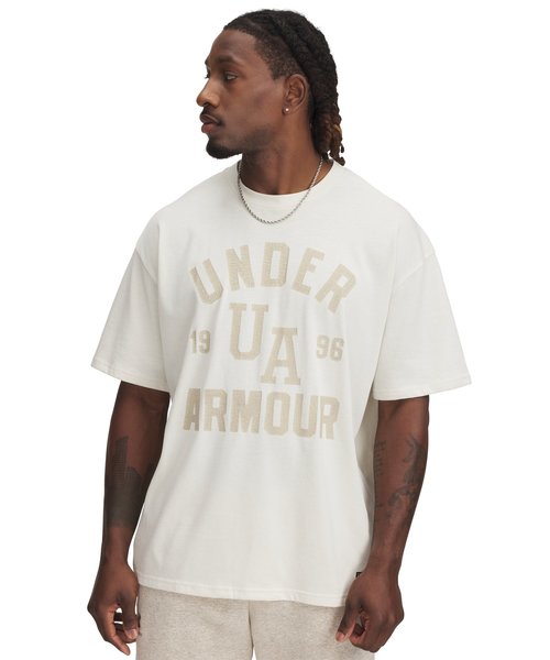 UAヘビーウエイト オーバーサイズ バーシティ ショートスリーブ Tシャツ(ライフスタイル/MEN)