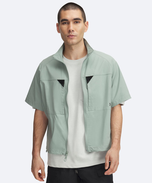 UAエクスパンス アウトドア フルジップ ショートスリーブ Tシャツ（ライフスタイル/MEN）