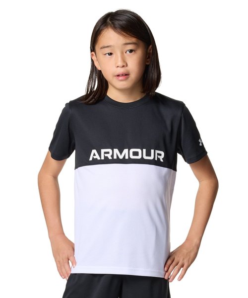 UAテック カラーブロック Tシャツ&ショーツセット(トレーニング/BOYS)