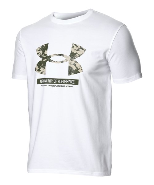 UAパフォーマンスコットン プリントロゴ ショートスリーブ Tシャツ(トレーニング/MEN)