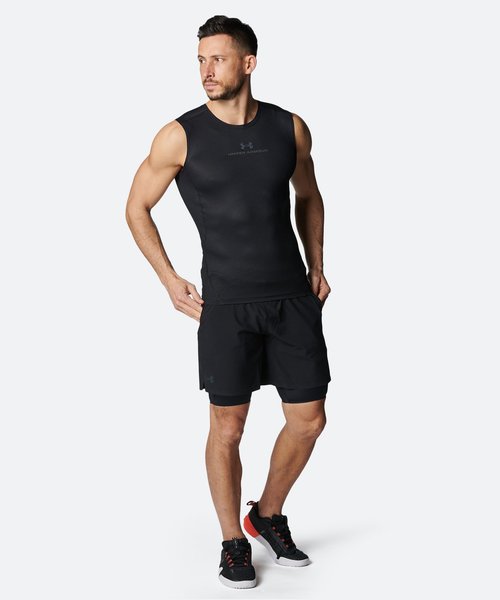 UAアイソチル ベント コンプレッション スリーブレス シャツ(トレーニング/MEN)