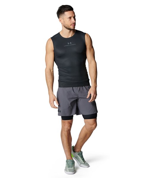 UAアイソチル ベント コンプレッション スリーブレス シャツ(トレーニング/MEN)