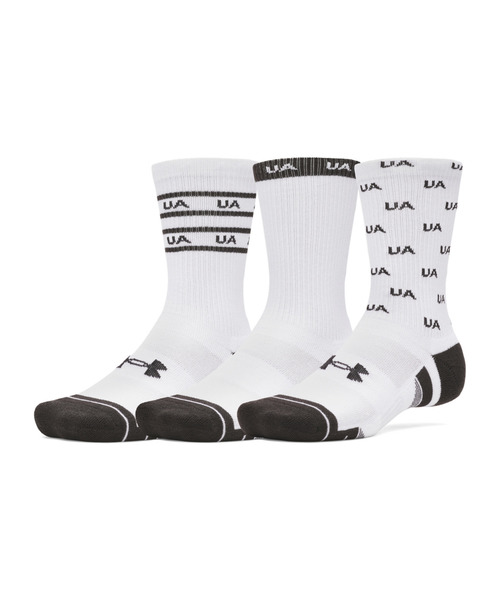 UAパフォーマンステック ノベルティ クルー ソックス （3足セット）（トレーニング/UNISEX）